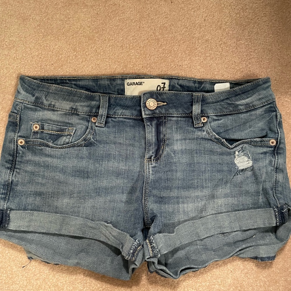 Garage ripped shorts